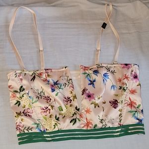 Victoria secret flower crop top